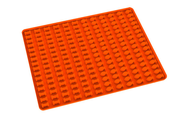 HKM-5641917 Silicone Pet Cookie Mold Baking Tray in Fish and Bone Shapes, Multi-Color Options