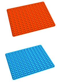 HKM-5641917 Silicone Pet Cookie Mold Baking Tray in Fish and Bone Shapes, Multi-Color Options