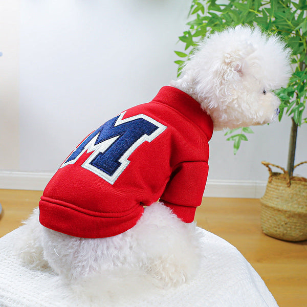 HKM-5642173 Cozy Polyester Dog Hoodie for Autumn and Winter - Available in Multiple Sizes and Colors