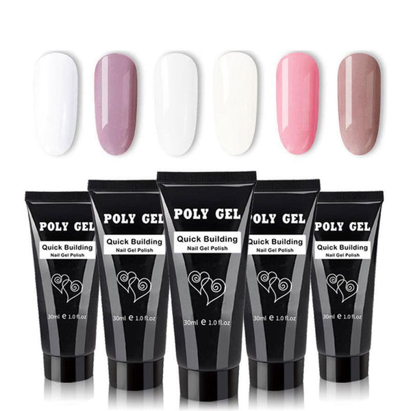 HKM-564243 Phototherapy Crystal Nail Extension Glue and Mold Set