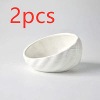 HKM-5643069 Ceramic Pet Bowl with Rack for Cats and Dogs