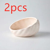 HKM-5643069 Ceramic Pet Bowl with Rack for Cats and Dogs