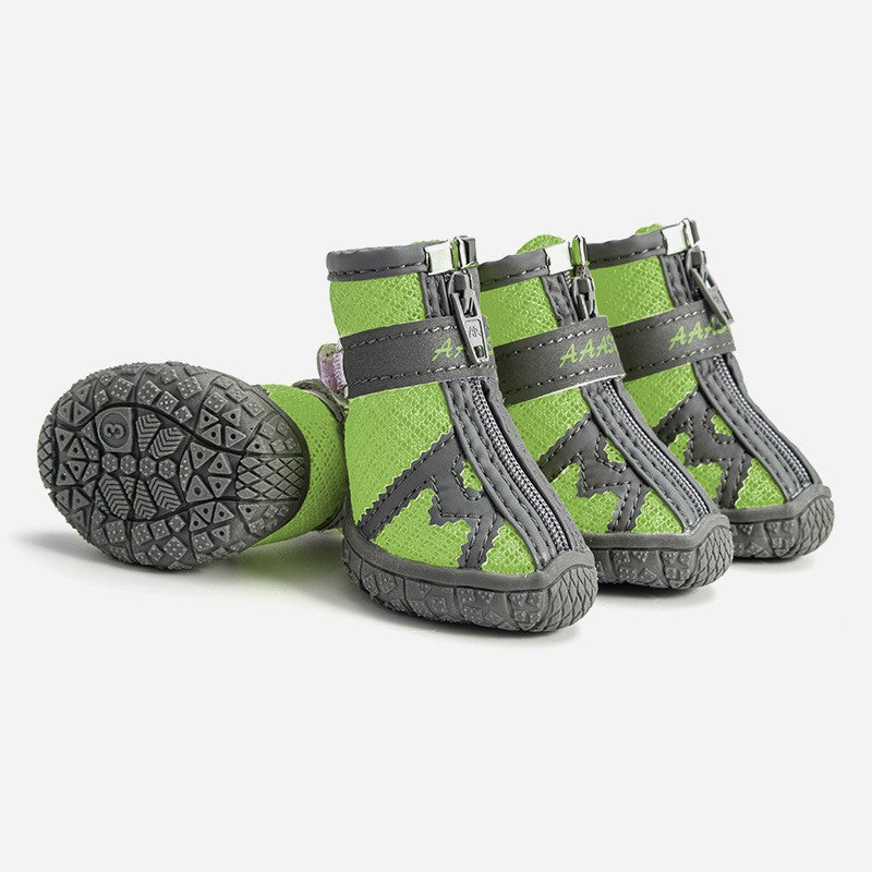 HKM-5643709 Waterproof Non-Slip Dog Rain Boots - Breathable and Comfortable with Stylish Design
