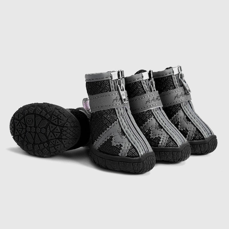 HKM-5643709 Waterproof Non-Slip Dog Rain Boots - Breathable and Comfortable with Stylish Design