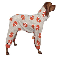 HKM-5645245 Soft and Comfortable High Collar Four-Legged Pet Clothing in Blue, Orange, and Gray