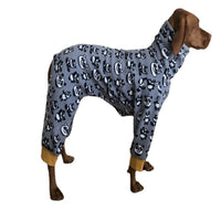 HKM-5645245 Soft and Comfortable High Collar Four-Legged Pet Clothing in Blue, Orange, and Gray