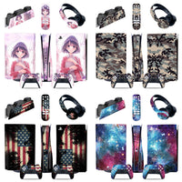 HKM-564627 PS5 Full Body PVC Sticker Set with Handle and Machine Stickers