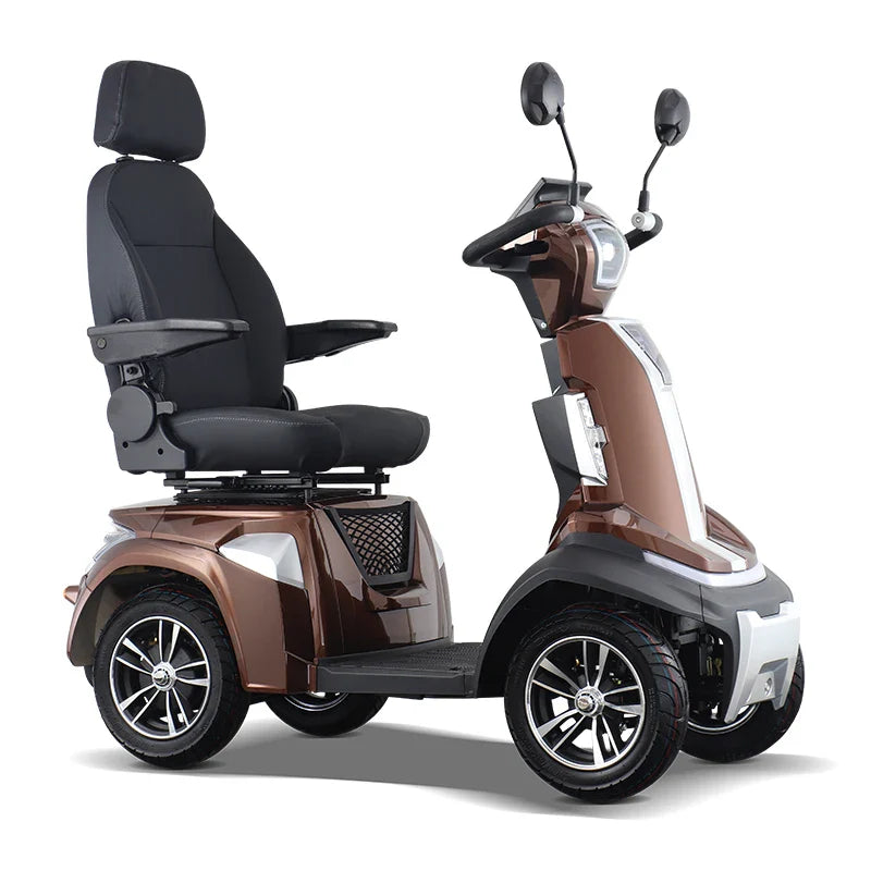 HKM-564627 VIGOROUS SPRITE III 4-Wheel Electric Mobility Scooter for Adults with Comfortable Seat and Heavy Duty Design