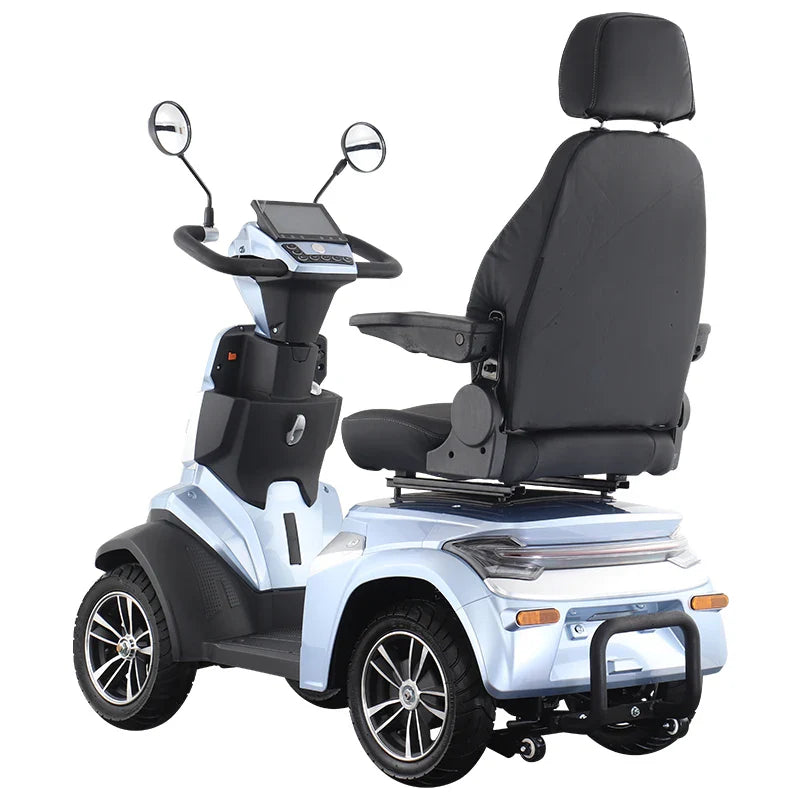 HKM-564627 VIGOROUS SPRITE III 4-Wheel Electric Mobility Scooter for Adults with Comfortable Seat and Heavy Duty Design