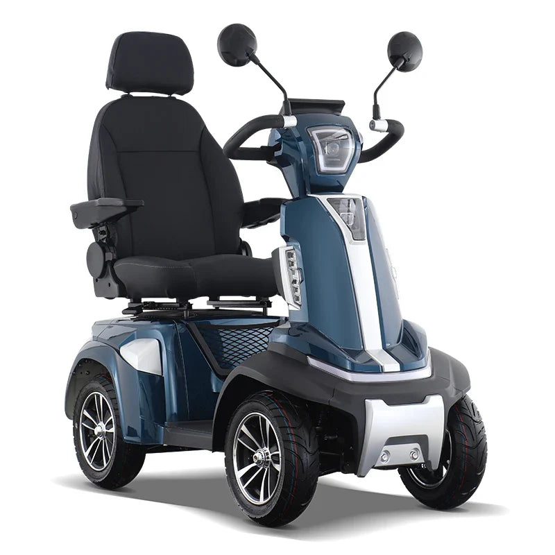 HKM-564627 VIGOROUS SPRITE III 4-Wheel Electric Mobility Scooter for Adults with Comfortable Seat and Heavy Duty Design