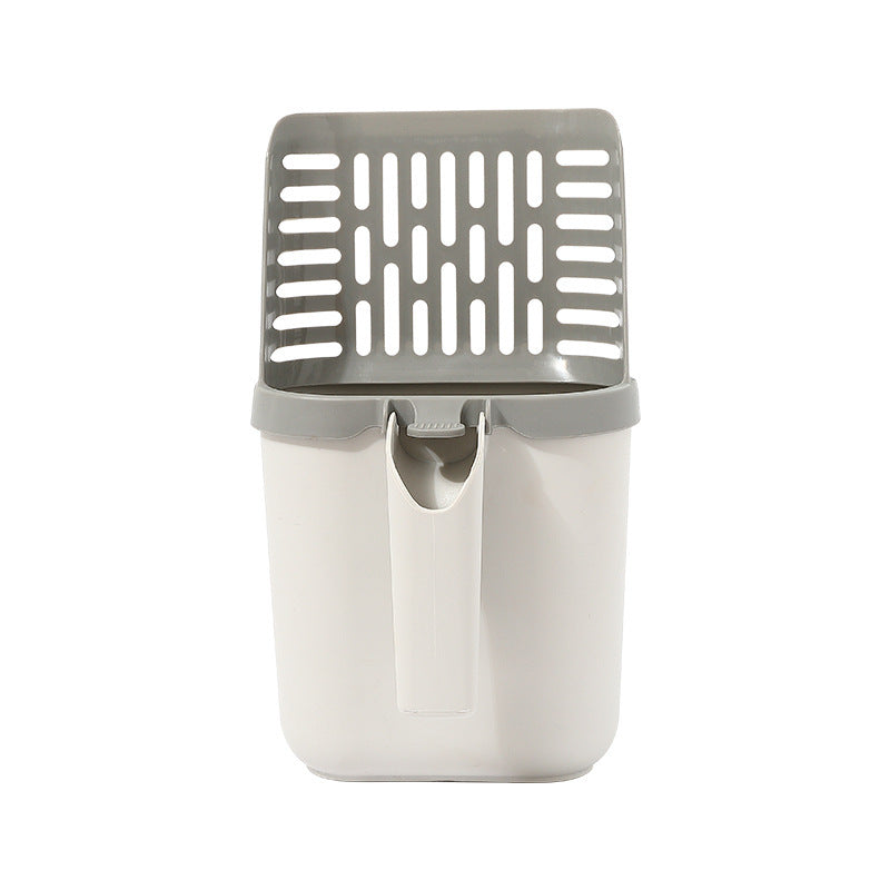 HKM-5647677 Integrated Cat Litter Scoop and Storage Box for Easy Cleaning