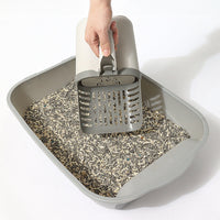 HKM-5647677 Integrated Cat Litter Scoop and Storage Box for Easy Cleaning