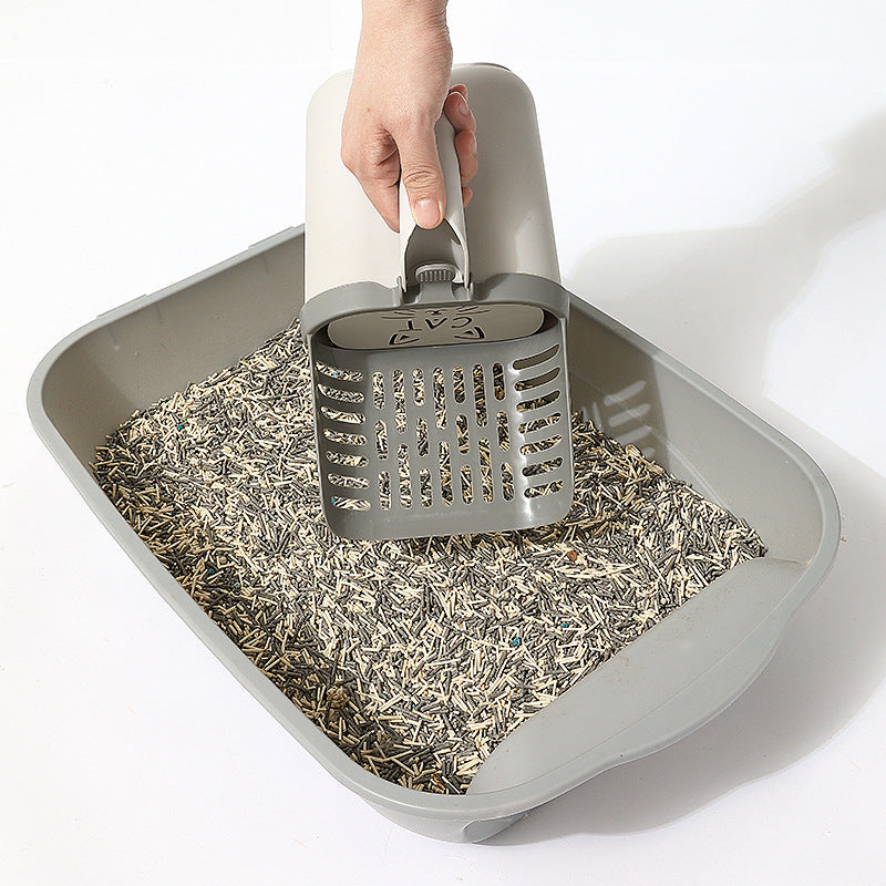 HKM-5647677 Integrated Cat Litter Scoop and Storage Box for Easy Cleaning