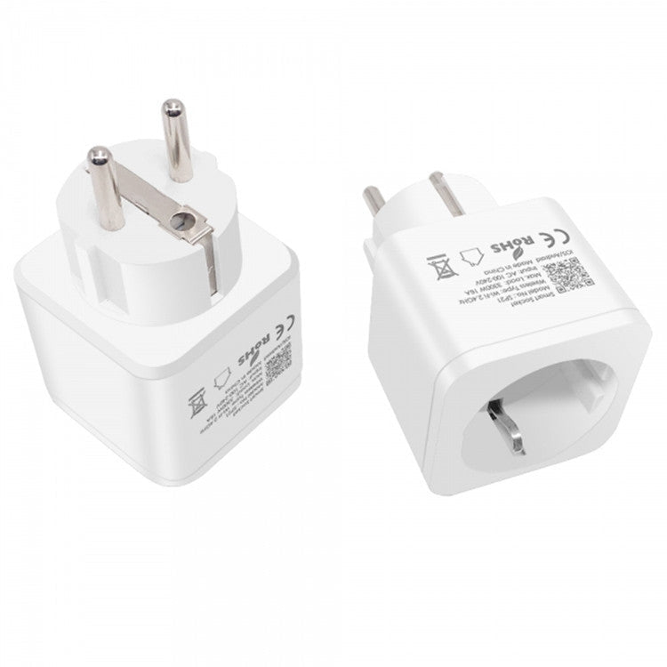 HKM-564819 Smart Wifi Socket 16A with Power Meter - 230V, 3680W, Compact Design, Energy Monitoring