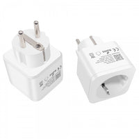 HKM-564819 Smart Wifi Socket 16A with Power Meter - 230V, 3680W, Compact Design, Energy Monitoring