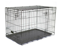 HKM-5648317 Folding Metal Dog Cage with Multiple Size Options for Comfort and Safety