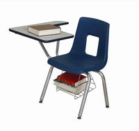 HKM-564883 Modern Folding Plastic Chair with Student Desk for Lecture Halls and Training Sessions