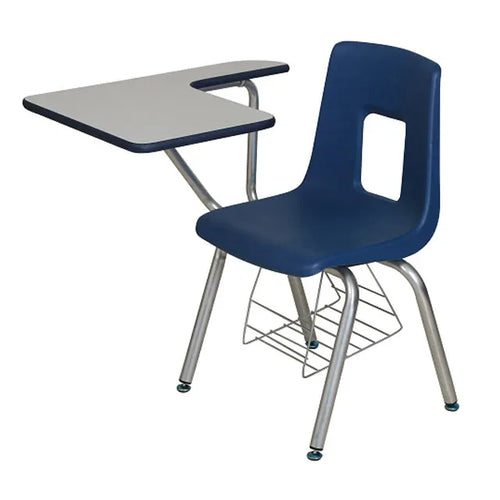 HKM-564883 Modern Folding Plastic Chair with Student Desk for Lecture Halls and Training Sessions