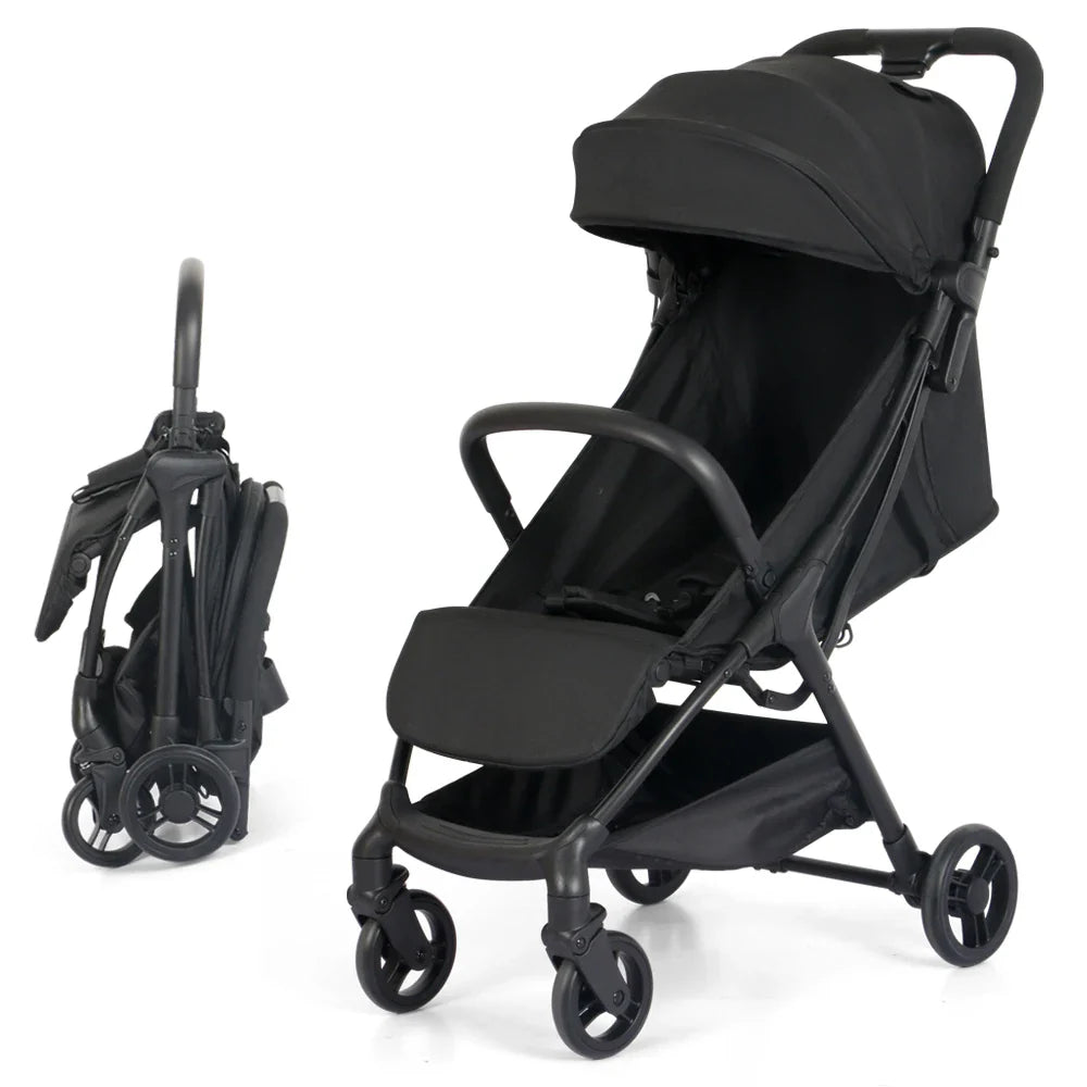 HKM-564947 Compact Folding Baby Stroller Lightweight Travel Pushchair with Metal Frame