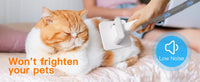 HKM-565011 Professional Grooming Kit for Cats with 5 Interchangeable Brushes, Detangling Comb, and Eco-friendly Chargeable Hair Remover