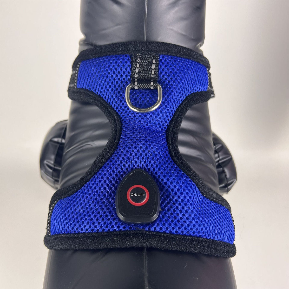 HKM-5651901 LED Luminous Pet Harness with USB Rechargeable Chest Strap - Available in Blue, Green, and Pink
