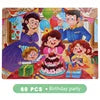 HKM-565203 Cartoon Flat Wooden Jigsaw Puzzle for Early Education, Suitable for Children Aged 5 to 7 Years