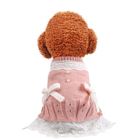 HKM-5653181 Princess Style Wool Skirt for Dogs in Acrylic Fiber - Comfortable and Stylish Dog Apparel