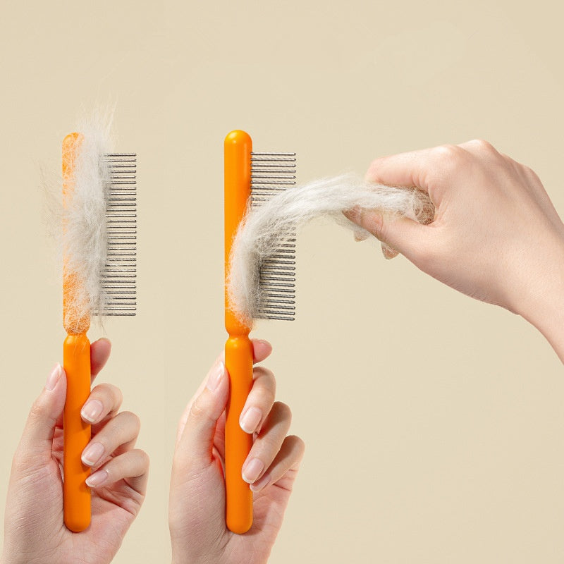HKM-5654205 Pet Grooming Comb for Cats and Dogs - Dense Tooth Row Design for Effective Hair Removal