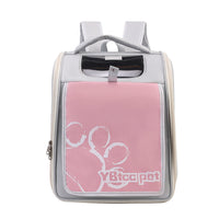 HKM-5654845 Large Capacity Breathable Pet Bag in Milky White, Pink, Blue, and Khaki - Oxford Cloth with Steel Wire Support