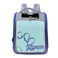 HKM-5654845 Large Capacity Breathable Pet Bag in Milky White, Pink, Blue, and Khaki - Oxford Cloth with Steel Wire Support