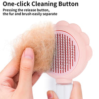 HKM-5655869 Self-Cleaning 3-in-1 Cat Brush with Spray Function for Shedding and Grooming