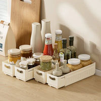 HKM-565651 Retractable Drawer-Style Storage Box for Snacks and Kitchen Organising