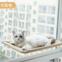 HKM-5657021 Washable Window-Mounted Cat Hammock Seat for Comfortable Lounging and Relaxation