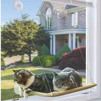 HKM-5657021 Washable Window-Mounted Cat Hammock Seat for Comfortable Lounging and Relaxation