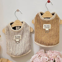 HKM-5657149 Striped Hoodie for Miniature Pinschers and Bichons - Various Sizes Available
