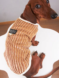 HKM-5657149 Striped Hoodie for Miniature Pinschers and Bichons - Various Sizes Available