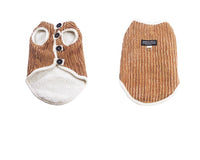HKM-5657149 Striped Hoodie for Miniature Pinschers and Bichons - Various Sizes Available