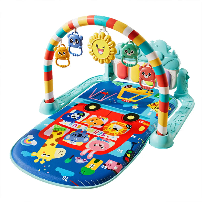 HKM-565715 Multi-functional Musical Baby Play Gym Mat for Infants and Toddlers