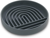 HKM-5658557 Simple Slow Feeding Bowl for Cats and Dogs - Silicone Pet Tableware in Pink, Gray, Light Green