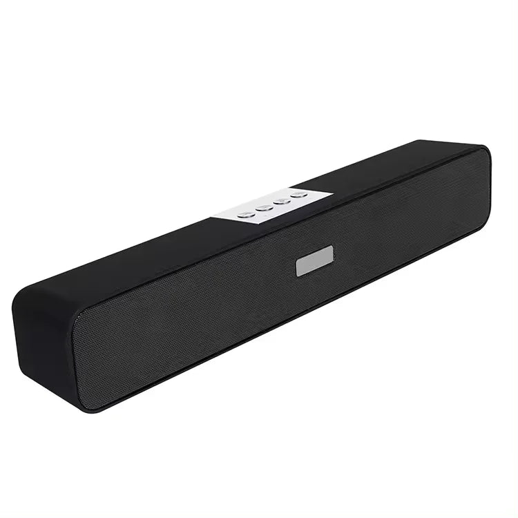 HKM-565907 Compact Wireless Bluetooth Mini Soundbar Speaker with High-Quality Sound