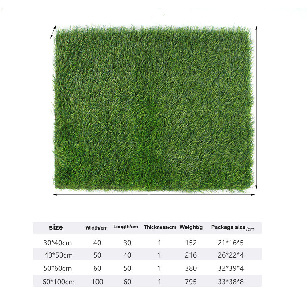 HKM-5660221 Washable Pet Lawn Mat for Dogs - Durable Floor Mat Nest for Indoor and Outdoor Use