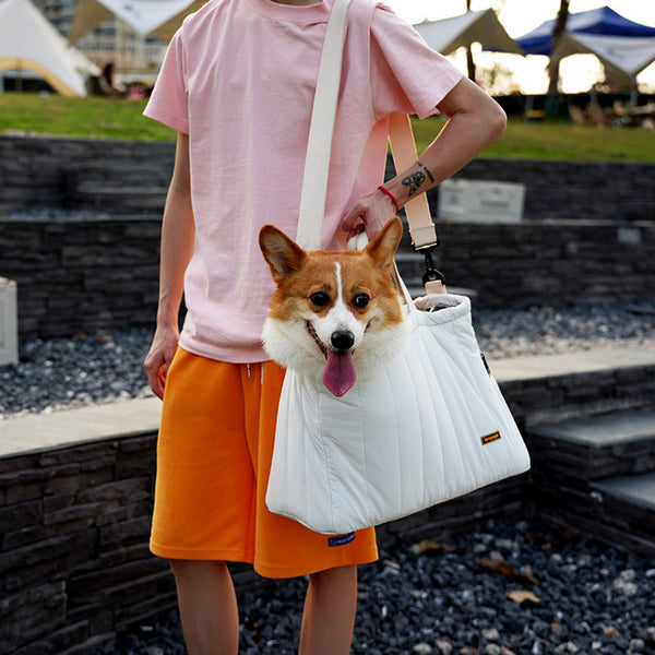 HKM-5660605 Portable Pet Messenger Bag for Dogs and Cats - Various Colors Available