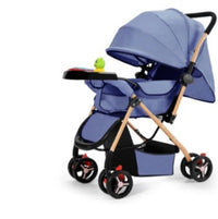 HKM-566099 Sturdy Baby Stroller with Large Rubber Rear Wheels and Integrated Music Box for Outdoor Enjoyment