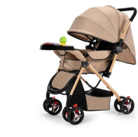 HKM-566099 Sturdy Baby Stroller with Large Rubber Rear Wheels and Integrated Music Box for Outdoor Enjoyment