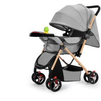 HKM-566099 Sturdy Baby Stroller with Large Rubber Rear Wheels and Integrated Music Box for Outdoor Enjoyment
