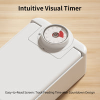 HKM-5661629 Automatic Pet Feeder with 48-Hour Timer and Ice Crystal Box for Freshness