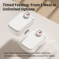 HKM-5661629 Automatic Pet Feeder with 48-Hour Timer and Ice Crystal Box for Freshness