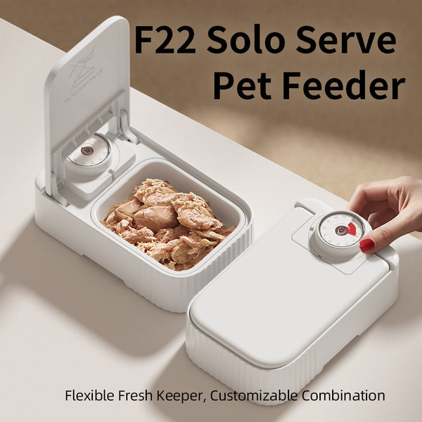 HKM-5661629 Automatic Pet Feeder with 48-Hour Timer and Ice Crystal Box for Freshness