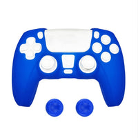 HKM-566227 Silicone Protective Sleeve and Non-Slip Joystick Cap for PS5 Controller Accessories