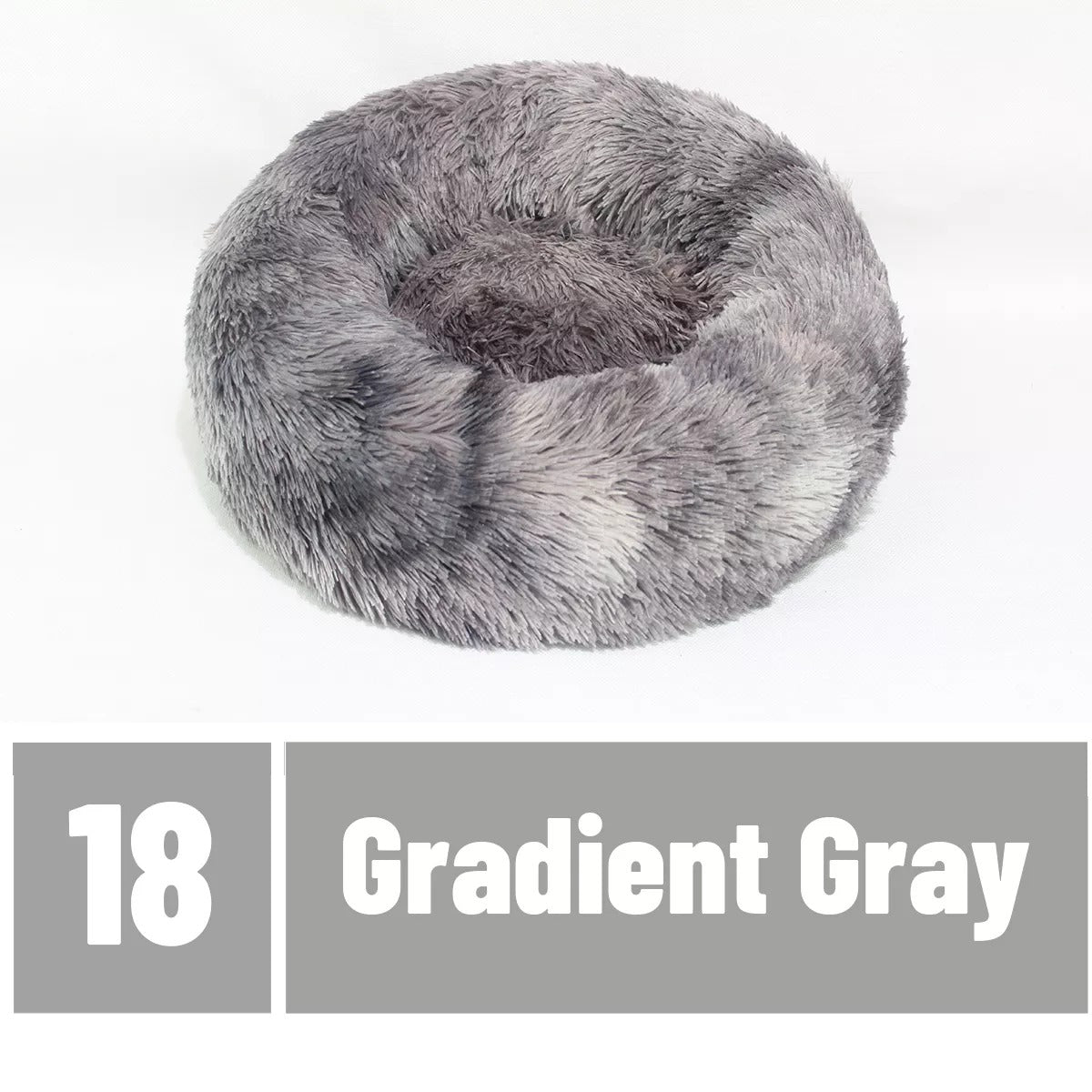 HKM-5662397 Cozy Gradient Plush Winter Pet Nest for Small Dogs and Cats, 40-50CM